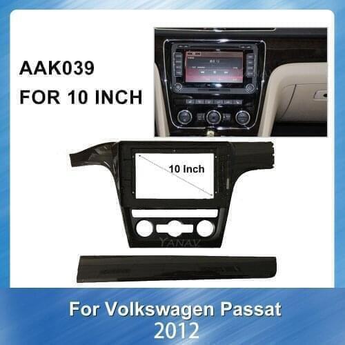 Car stereo receiver radio panel Fascia Frame For Volkswagen Passat 2012 Fascia frame car accessories Face Dash Mount Trim Kit
