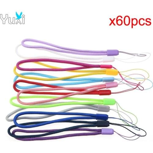 YuXi 60pcs Colorful Hand Rope Lanyard Wrist Strap For GBM GB GBC GBA / SP GBP