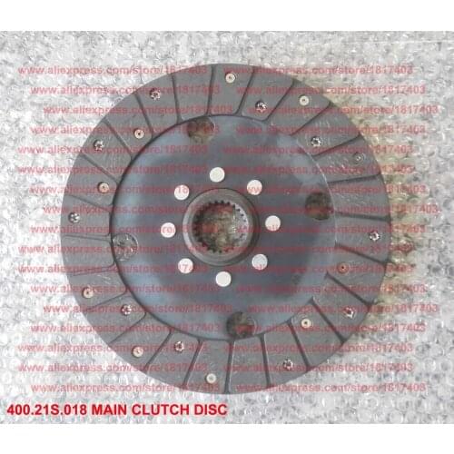 400.21S.018 MAIN CLUTCH DISC + 304.21S.013 PTO clutch disc for the dual-stage clutch of JINMA/JM 40-45HP tractors