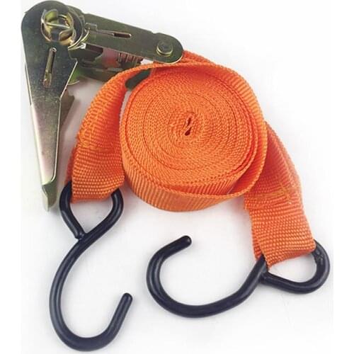 Lashing Car Cargo Ratchet Strap Tie Down Belt Equipment Truck Tension Rope Motorcycle Bike Transport Strong Luggage Tow Bag