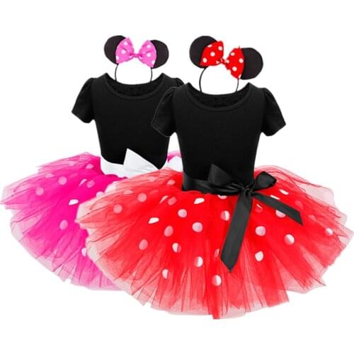 Baby Girl Dress Birthday Christening Long Sleeve Clothes Newborn Infant Polka Dot Costume For Girls Princess tutu Casual Wear