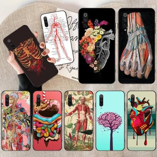 PENGHUWAN medical human head meridian kidney art DIY Luxury Phone Case for Redmi Note 8 8A 7 6 6A 5 5A 4 4X 4A Go Pro Plus Prime
