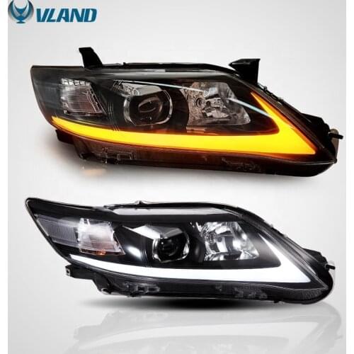 Vland wholesales factory manufacture for Camry 2009-2011 US Led Angel Eye headlight head lamp