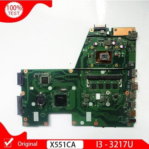 Original X551CA Motherboard i3-3217U I3 CPU For Asus X551C X551CAP F551CA R512CA Laptop mother board
