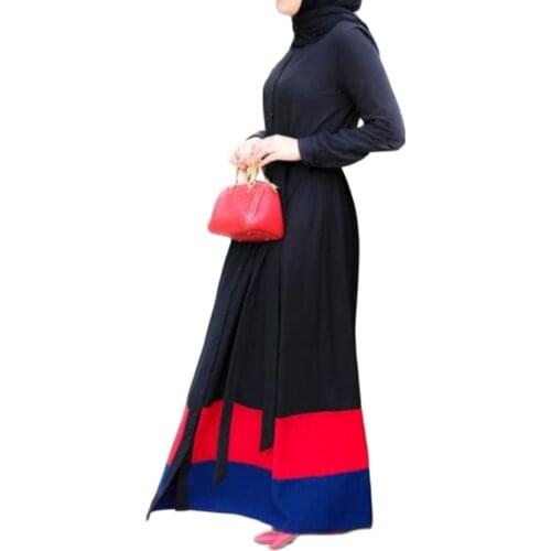 Autumn Lady Jilbabs And Abayas For Female Tesettur Elbise Dubai Abaya Muslim Women Musulmane Vestidos