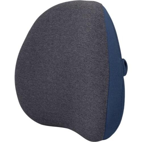 Home Office Lumbar Support Pillow Soft Memory Cotton Back Massager Pain Pressure Relief Waist Cushion for Car Seat Chair