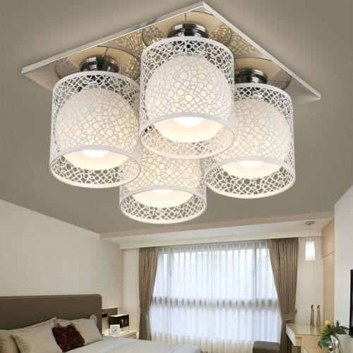 Simple LED Ceiling Lamp Use For Living Room Bedroom Dining Room Study Lamp Childrens Room Light Aisle Lamps AC85-265V