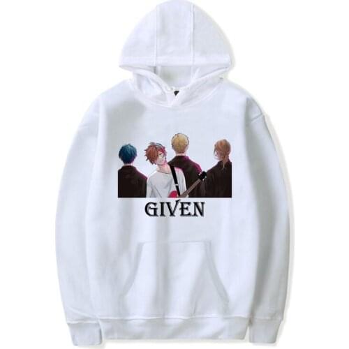 Given Anime Hoodie Music Manga Printed Mafuyu Unisex Pullover Women Men Tracksuit Harajuku Oversized Streetwear Fashion Clothing