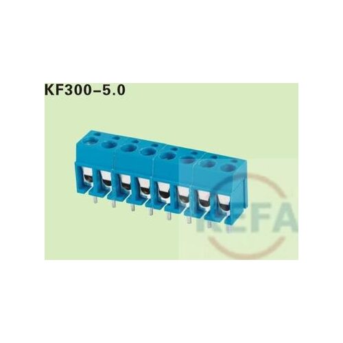 High Quality 200pcs KF300 2P 2Pin 5.0mm Combinable 300V 16A PCB Universal Screw Terminal Block Connector Blue