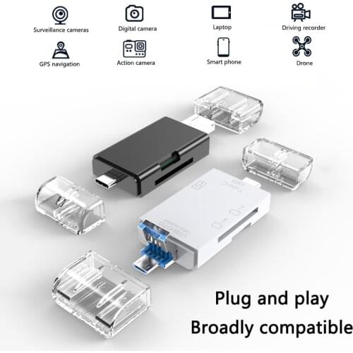 USB 3.0 card reader type-c multi-function OTG2.0 SD/TF/U disk suitable for Huawei Xiaomi Android mobile phone PC