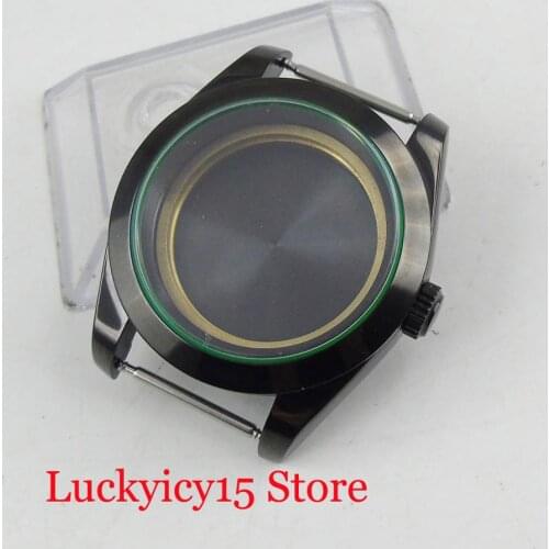 High Quality 39mm PVD Watch Case With Sapphire Crystal Fit for MIYOTA Automatic Movement