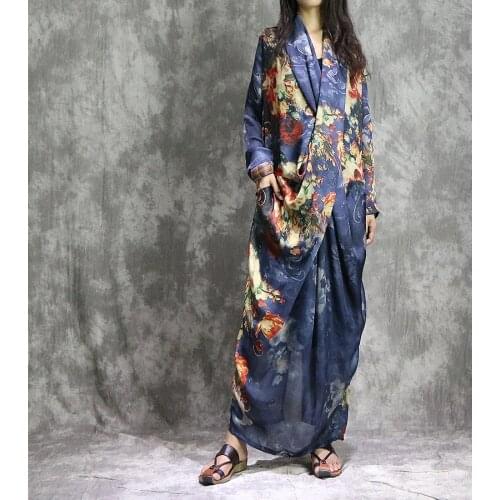 Women Printed Fashion Summer 2 Pieces suit Dress(outside and inside vest dress) Ladies Loose Printed Dresses