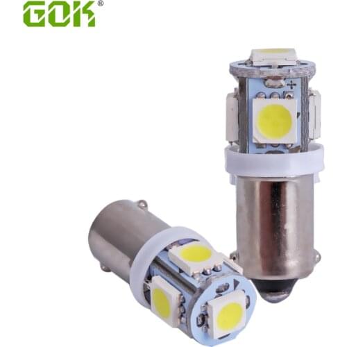 4pcs LED Car Indicator Light ba9s 5smd 5050 led t4w white light Interior Bulbs Wedge Lamp LED clearance Bulb