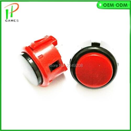 50 pcs/ lot Double color copy sanwa button 30mm Round button arcade start button switch for Arcade Game Machine Accessories