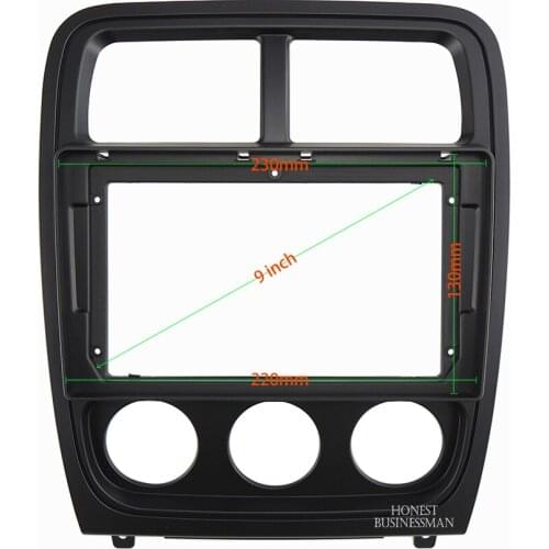 9 INCH Car Audio Frame GPS Navigation Fascia Panel Car dvd Plastic Frame Fascia is suitable for DODGE CALIBER 2010-2012