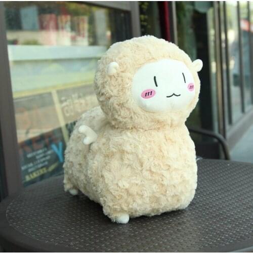 40 cm Soft Alpaca Shy Alpaca Plush Toy Lovely Stuffed Animal Alpaca Toy For Kids Birthday Gift Home Decoration
