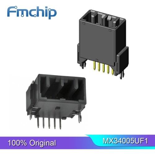 FMchip MX34005NF1 Automotive Connectors MX34 Series MX34005UF1 Connector CONN HEADER R/A 5POS 2.2MM
