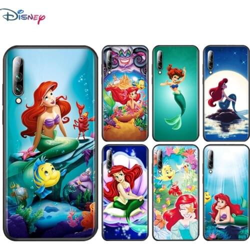 The Little Mermaid For Samsung Galaxy A90 A80 A70 S A60 A50S A30 S A40 S A2 A20E A20 S A10S A10 E Black Phone Case