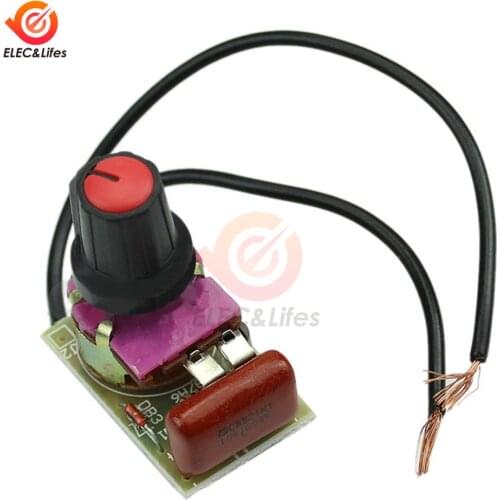 100W Speed Regulation Switch Module Dimmer For Arduino Dimming Light Board AC Motor Switch Potentiometer Diode MAC97A6