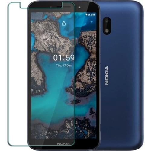 For Nokia C1 Plus 5.45" Screen Protective Tempered Glass ON C1Plus TA-1312 Protector Cover Film