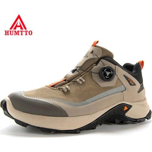 HUMTTO Waterproof Hiking Shoes Breathable Mountain Trekking Sneakers for Men Outdoor Sport Boots Man Climbing Walking Mens Shoes