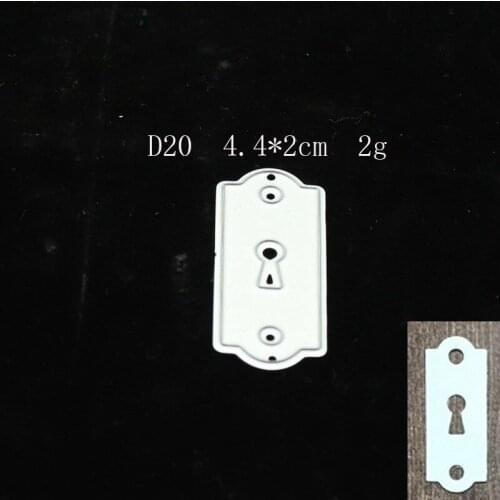 2021 Keyhole Metal Cutting Dies DIY Scrapbooking Paper Photo Album Crafts Knife Mould Cards Embossing Mold Stencils for Decor