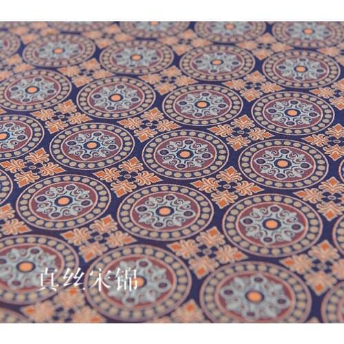 Natural environmental protection material HD digital spray silk fabric processing square scarf fabric cloth B305