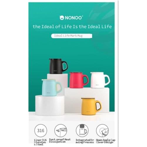 New Hot Sale Cup Creative Personality Coffee Mighty Mug With Cover And Handle Stainless Steel Office Thermos Mugs For Couples