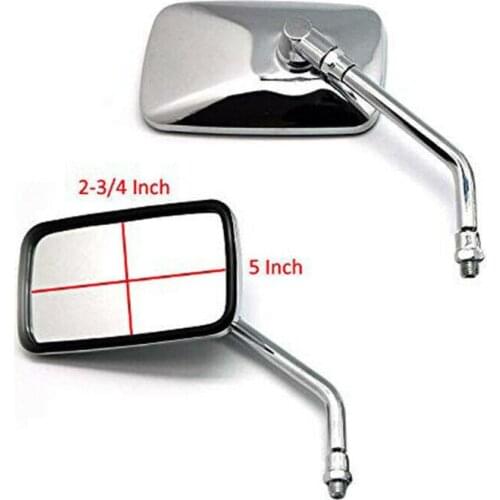 New Motorcycle Modified Square Rearview Mirror for Honda Shadow VT VT1100 VT750 VT600 VF750 Magna 750