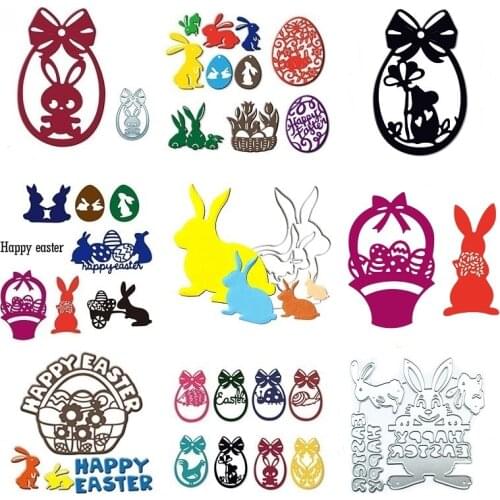 Easter Bunny cutting of new 2021 arrival card paper embossing scrapbooking craft diy photo album Rabbit cutting dies