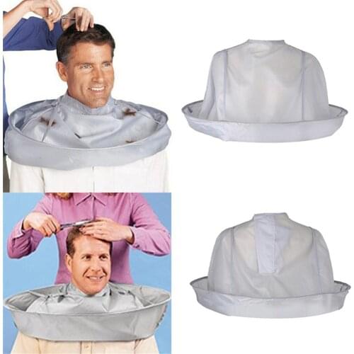 Foldable Salon Hair Cutting Cape Cloak Haircut Scarf Waterproof Perm Hair Cutting Trimming Cover Umbrella Haircut Tool