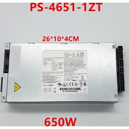 Almost New Original PSU For Liteon Full Modular Big 1U M69 M99 650W Power Supply PS-4651-1ZT
