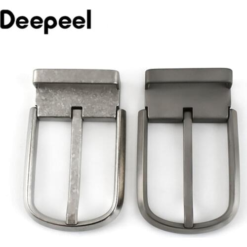 Deepeel1pc 36mm Mens Pure Titanium Belt Buckle Anti-allergic Pin Buckles for 34-35mm Belts Men Business Accessories YK206