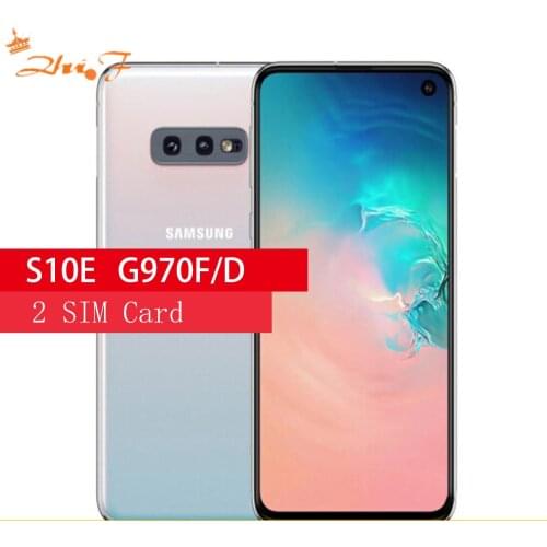 Samsung Galaxy S10e G970F/D 2sim card Android Mobile Phone 5.8" 16MP&12MP 6GB RAM 128GB ROM NFC