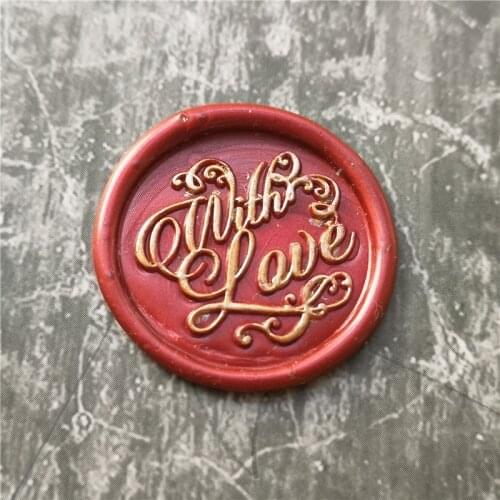 Made with Love Wax Stamp blessing letter wedding stamp wood handle,DIY Ancient Seal Retro Stamp,Personalized Stamp Wax Seal