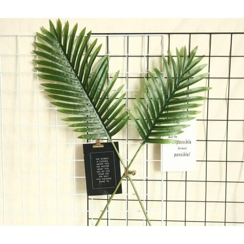 Green Scutellaria Palm Leaves Flower Arrangement Accessories DIY Wedding Plants Wall Artificial Fake Plants