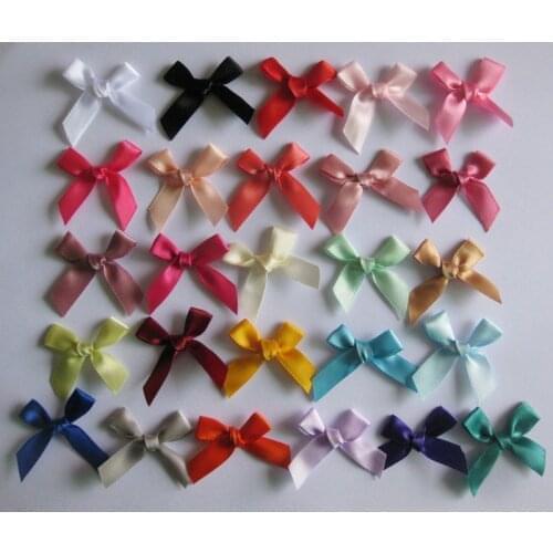 200pcs 25 Colors 45mm Satin Ribbon Bows Decorative Satin Bows Butterfly Ties For Doll Hair Accessories You can choose colors too