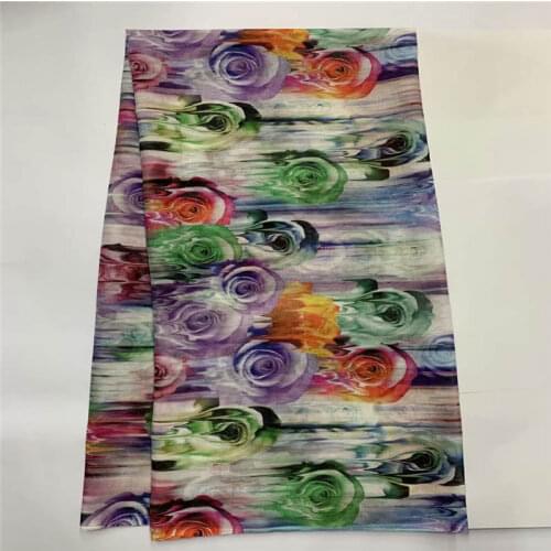 2021 Latest High Quality 100% Cotton African Lace Fabric 5 Yards Printed Fabric For Womens Dresses Textile Material!LXFO12152