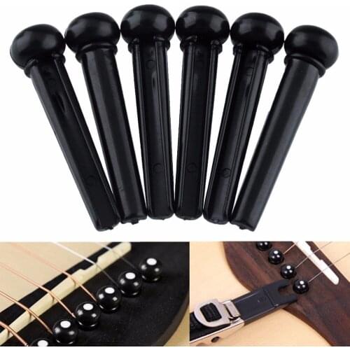 6 Pcs IRIN Bridge Pin Classical Style Dot Acoustic Guitar Musical Stringed Instruments Guitar Parts Accessories