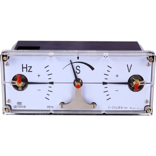Analog MZ10 Synchronous Meter 100V 50Hz Single Phase Three Phase generator MZ-10 voltage difference frequency difference Meter