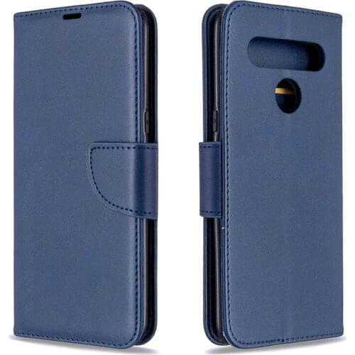 Solid Color Flip Leather Wallet Stand Case For LG Stylo 5 4 K61 K60 K51 K50 K10 K8 2018 G8 Thinq G7 G6 Card Slots Phone Cover