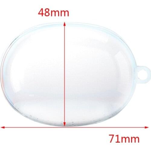 448F Case Cover Skin for-realme Buds Air 2 Neo Earbuds, Transparent TPU Case Accessories kit Set Fit for buds Air 2 Neo