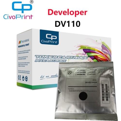 Civoprint 2Pcs New compatible DV110 Developer for Konica Minolta bizhub 162 180 210 di152 di183 di250 di3510 7118 200g/bag black