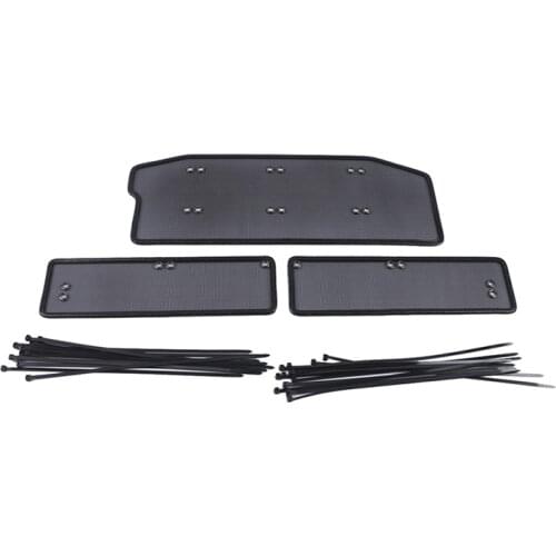 For Mitsubishi Outlander Car accessories Wtfs 1 pcs oxidation-resisting steell ABS Insect Grille Mesh Grill Inserts Insect Net