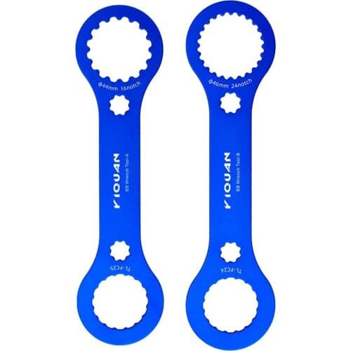 Bike Repair Wrench Metal Bottom Bracket Wrench Center Shaft Portable Bicycle Aluminum Alloy Spanner Bicycle Repair Tools