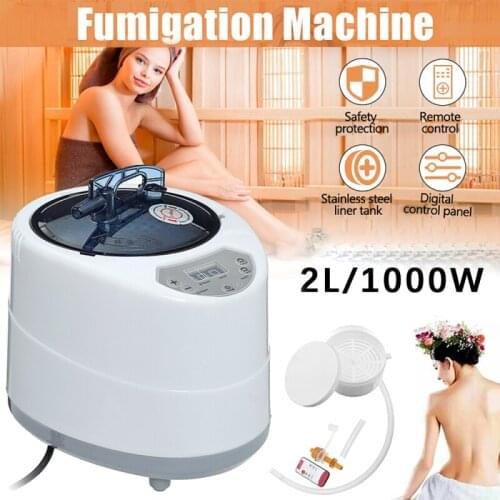 2.0L Sauna Generator For Sauna Spa Tent Body Therapy Fumigation Machine Home Steamer Therapy Suitable For Kitchen EU/US Plug