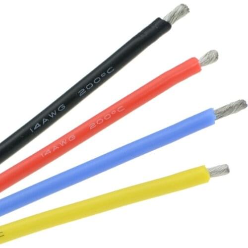 12AWG 14AWG 16 AWG 18AWG 20AWG 22AWG 24AWG 26AWG 28AWG 30 AWG High Temperature Resistance Flexible Silicone Wire For RC