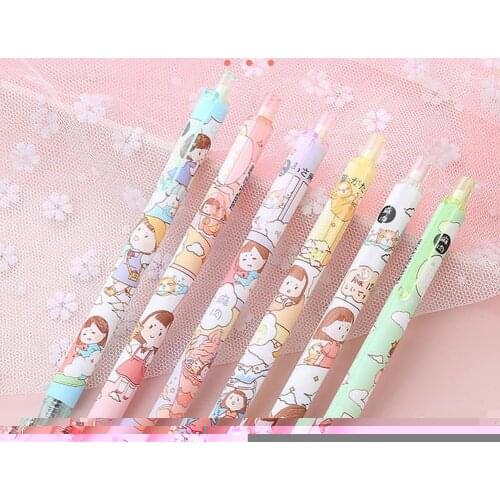 Kawaii Cute Girl Press The Gel Pen With High-value Press Signature And Style Pen Comic The Gel Pen O6S7
