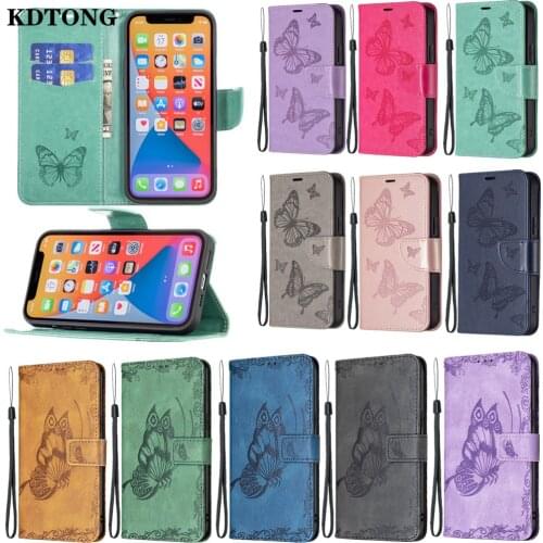 Flip Leather Phone Case for Xiaomi 11 11i 10T Lite Poco M3 X3 NFC Funda Embossed Butterfly Wallet Full Protect Cover Etui Shell