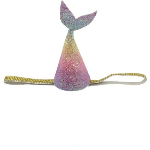 Creative Elastic Headband Beach Theme Dance Party Fish Tail Headdress Childrens Hair Accessories Photography Hair Decoration